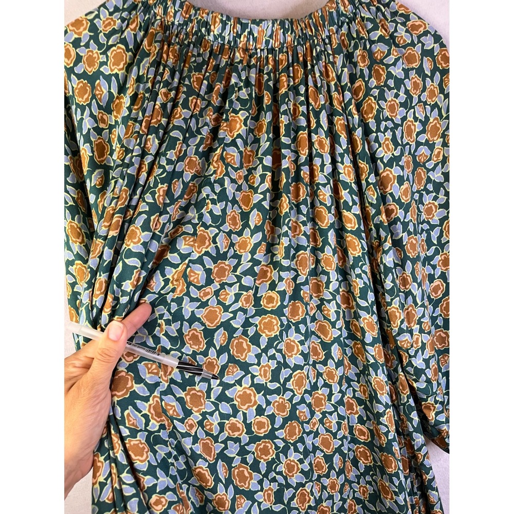 Anthropologie Omkia Mini Dress Balloon Sleeve Sz S - Picture 11 of 12